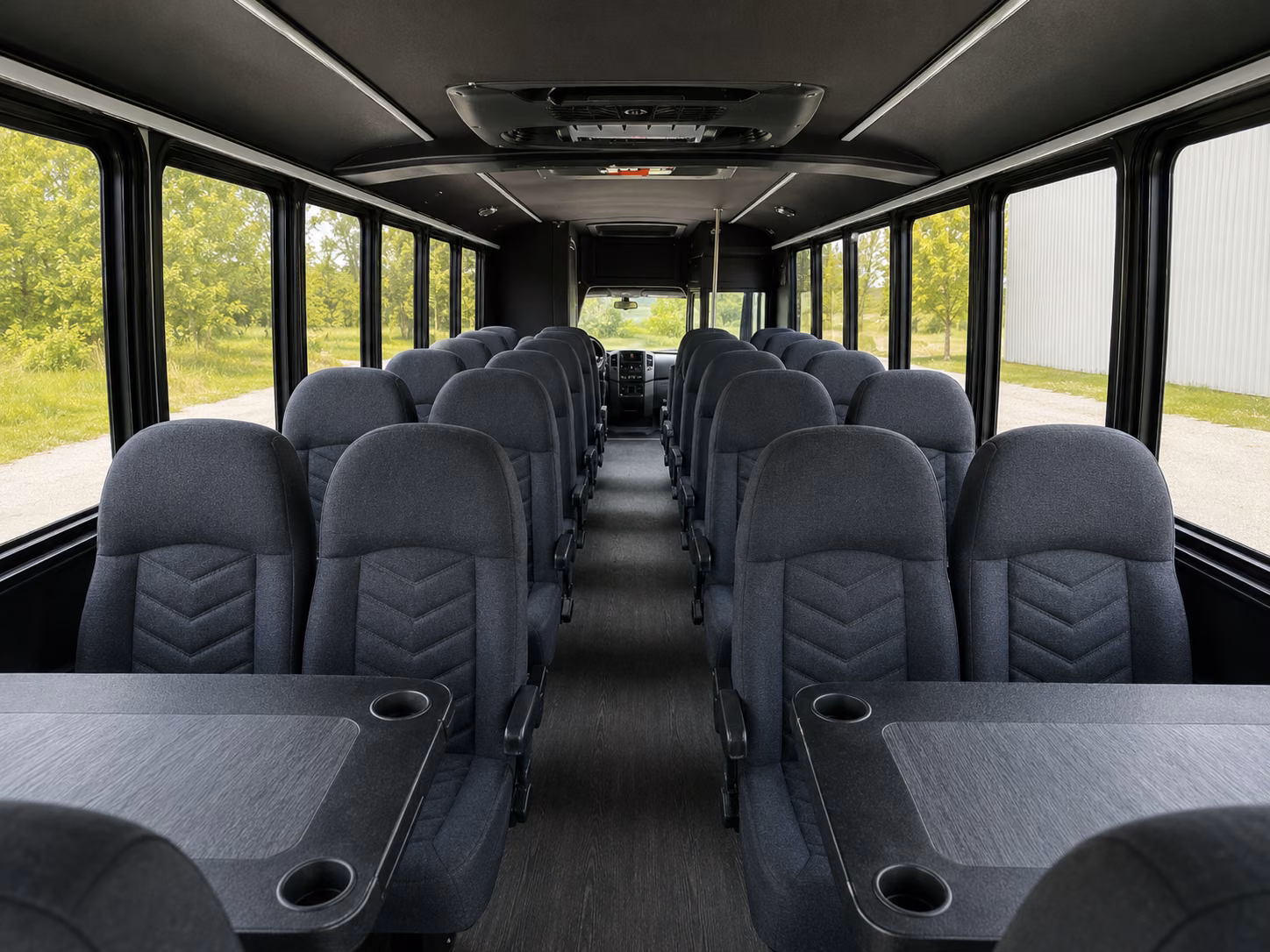 airport transfer buses for burbank wedding guests flying in