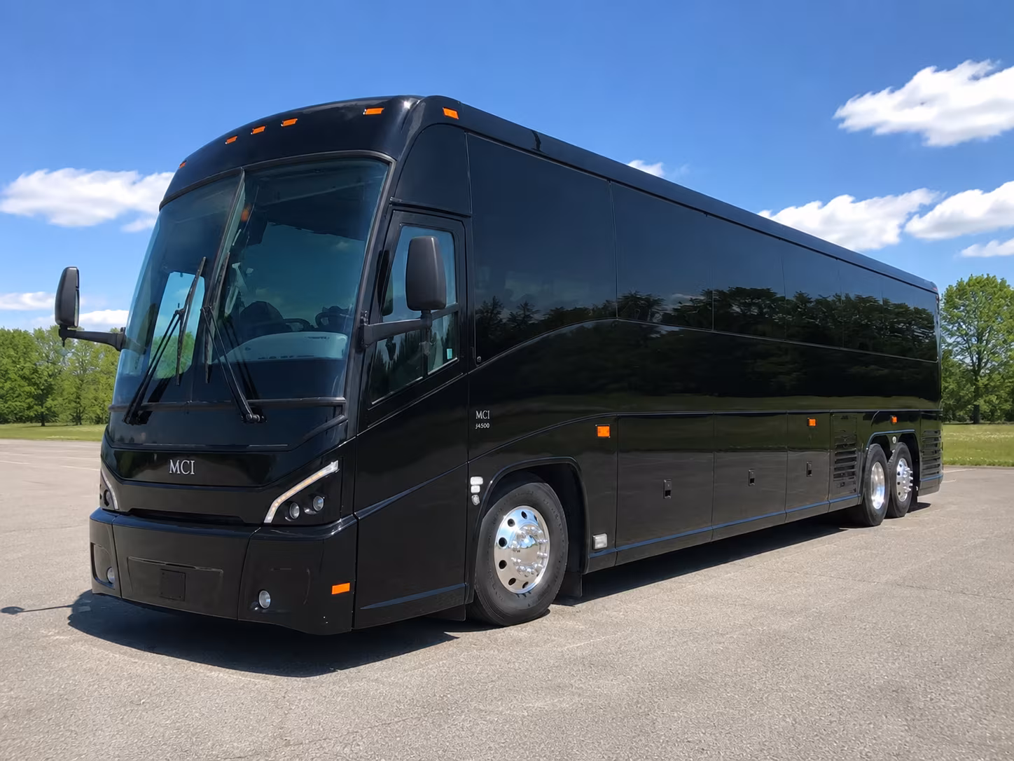 burbank 56 passenger charter bus