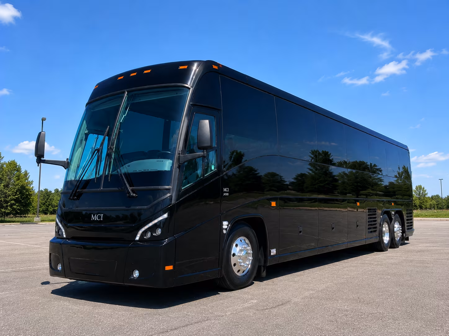 burbank bus rental service area