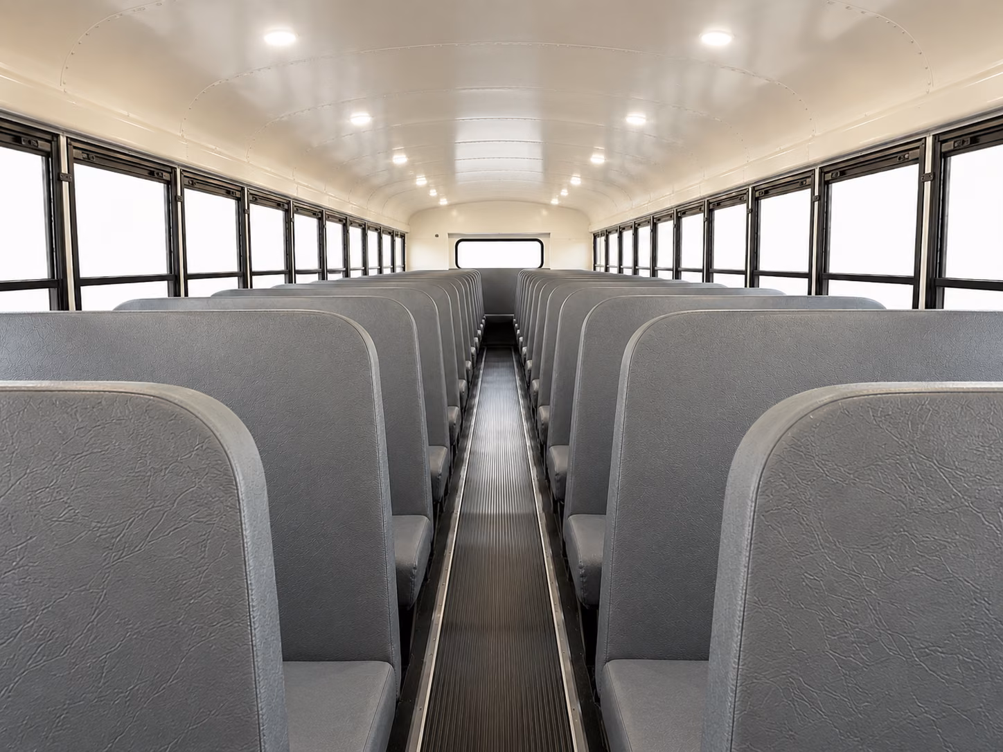 burbank school bus interior