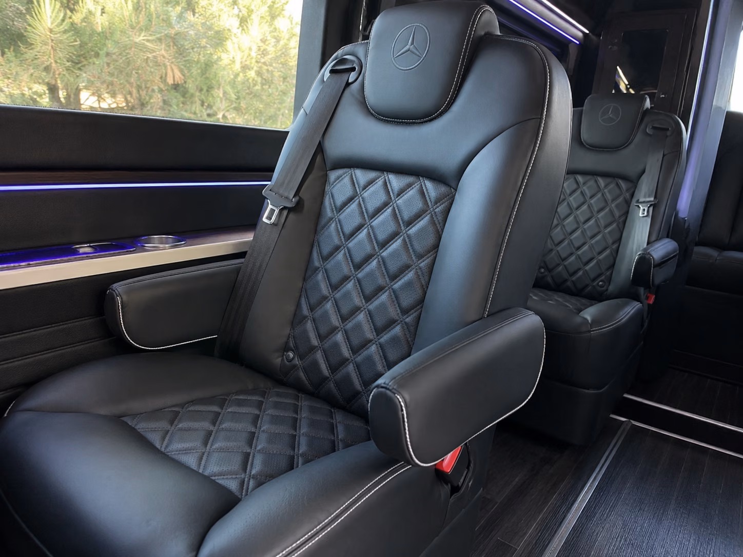burbank sprinter van with driver interior