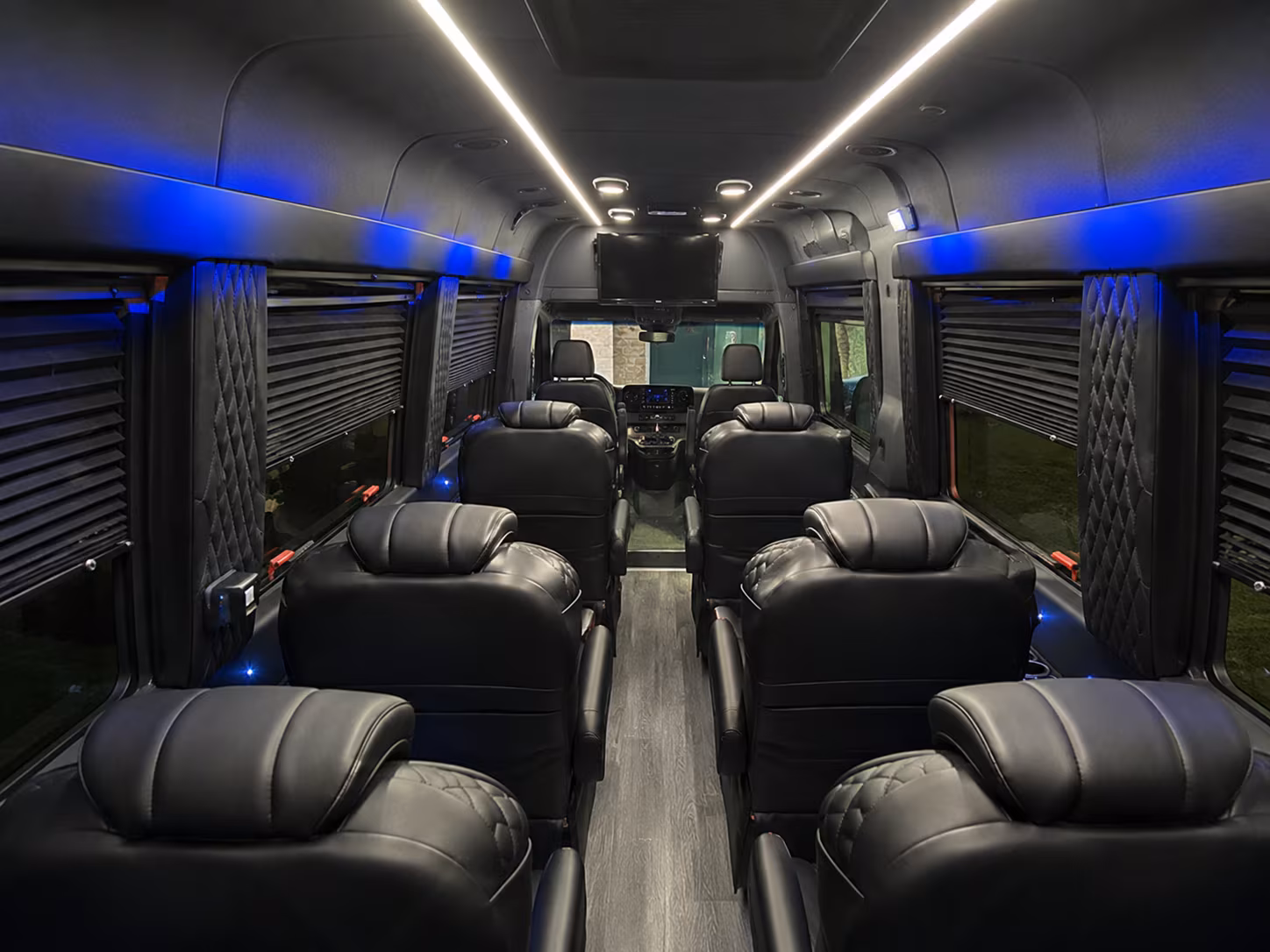 burbank wedding transportation onboard seating