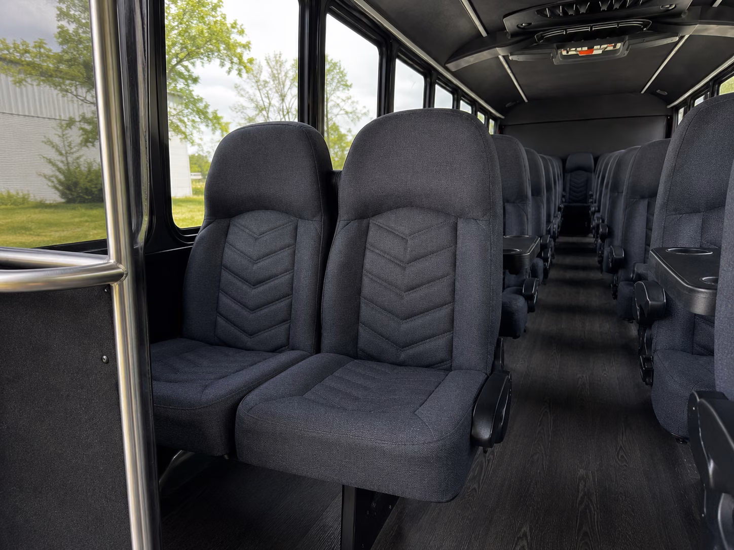 shuttle buses for burbank wedding guests between hotels and venues