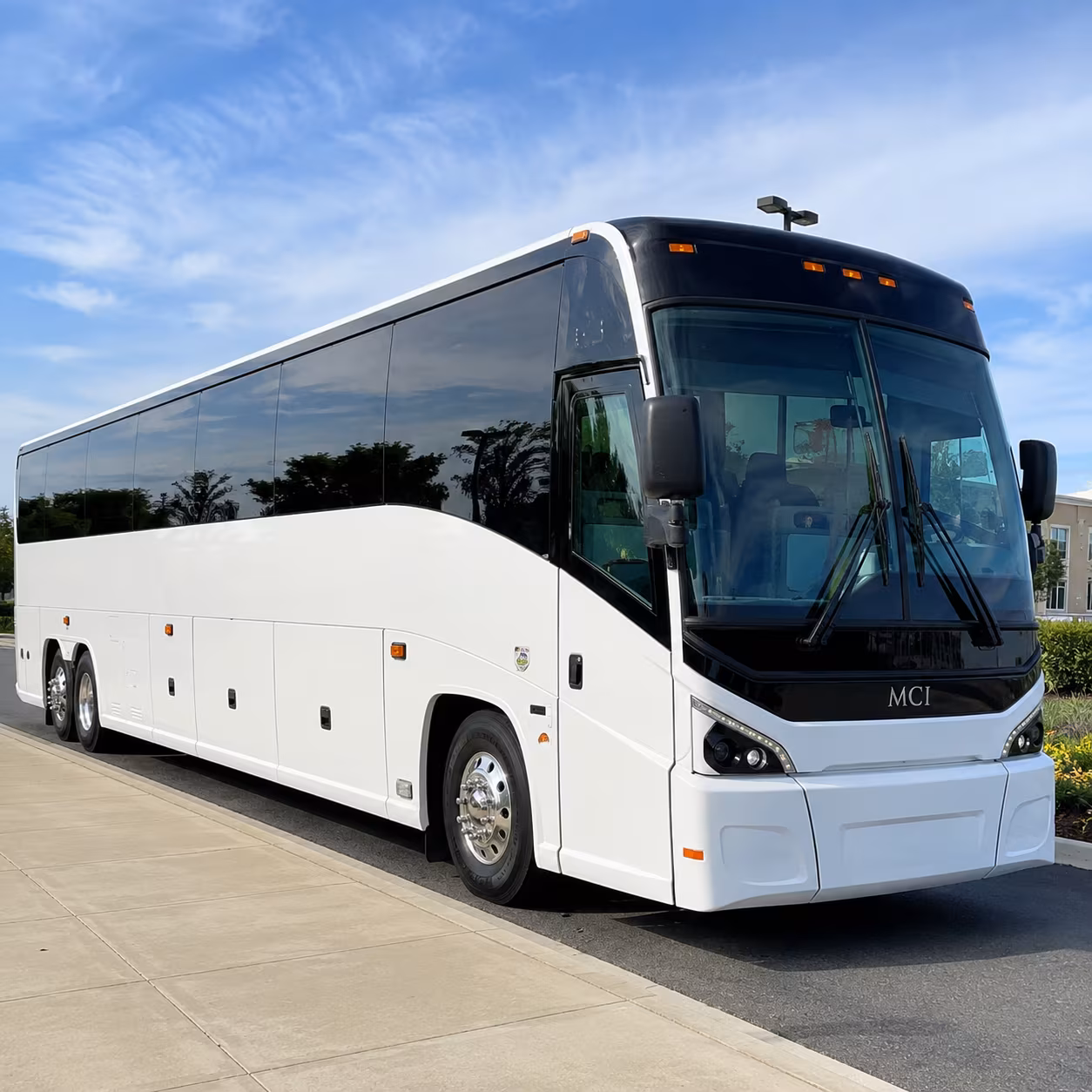 shuttle buses for defense contractors and aerospace personnel near burbank
